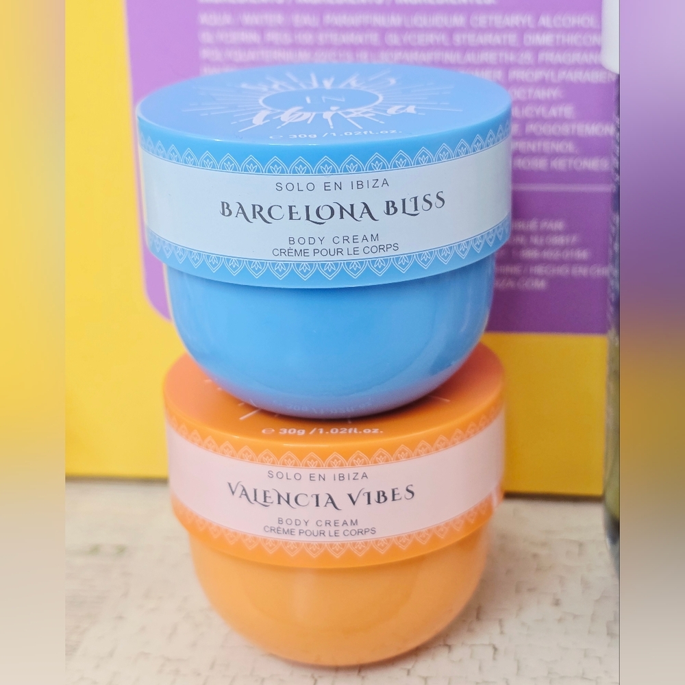NEW Solo en Ibiza Fragrance Body Mist & Balm Set - Blue & Orange - Picture 5 of 5